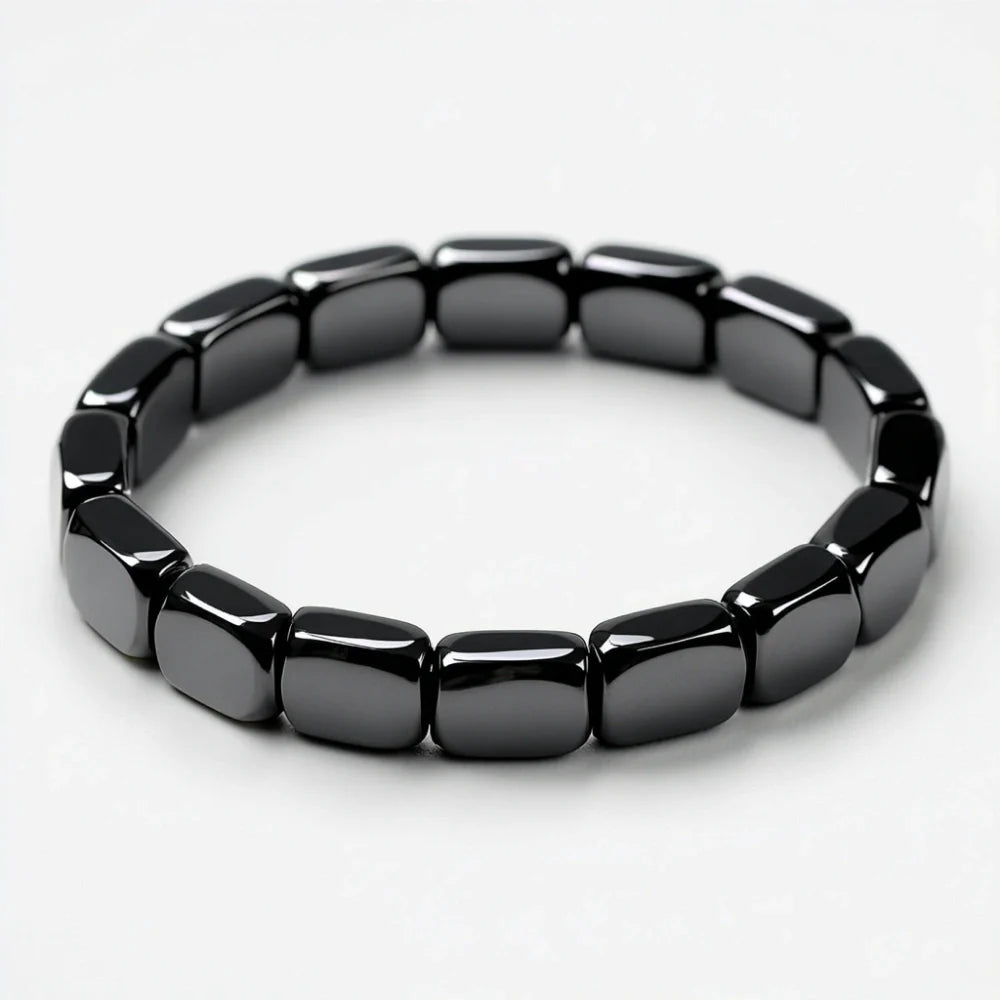 Pulsera magnética de hematita para hombre Hora Paris