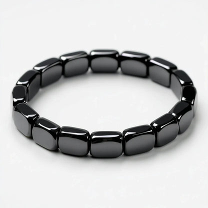Pulsera magnética de hematita para hombre Hora Paris