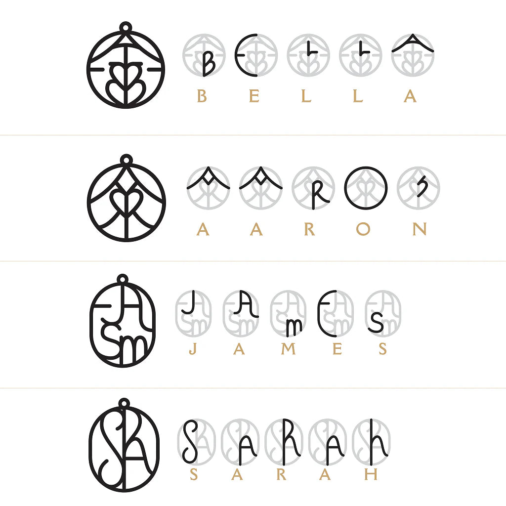 Designed For You | Custom Monogram Necklace