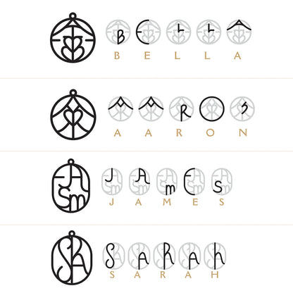Designed For You | Custom Monogram Necklace